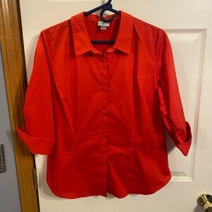 Worthington Orange Women’s Dress Shirt
